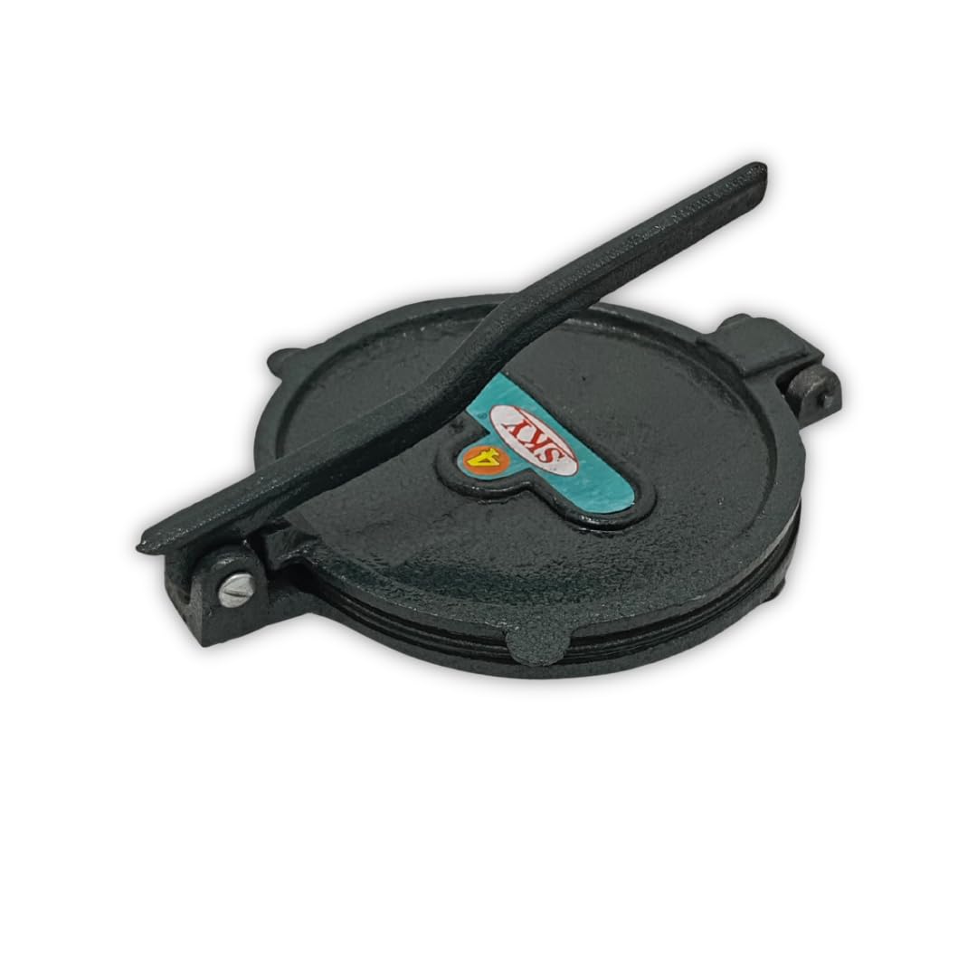HEYBIT Iron Puri Press: The Ultimate Manual Press Machine for Perfect Puri, Paratha, Roti, and More!