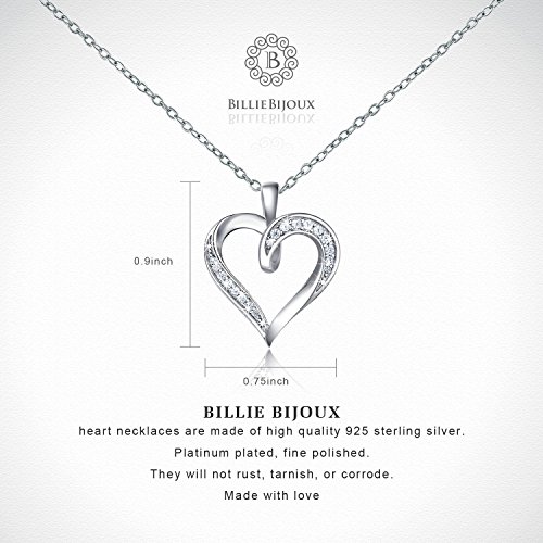 Sterling Silver Infinity Heart Necklace 