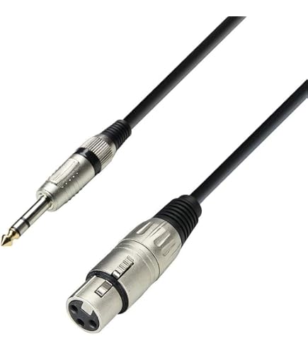 Cavo Audio JOLGOO XLR Femmina A 1/4 TS Maschio 6.35 Mm - 5 Metri, Per Microfono, Chitarra, Mixer