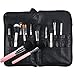 Travelmall Professional 27 Pockets Cosmetic Makeup Brush Bag Beauty Artist Storage Brush Organizer with Artist Belt Strap (black)
