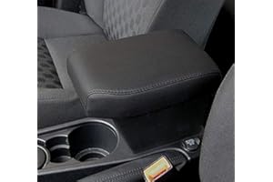 DRIVE DESIGN Bracciolo portaoggetti REGOLABILE in lunghezza compatibile con Land Rover Freelander 2 (2007-2012) in eco pelle nero