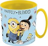 libre bpa Minions ALMACENESADAN, 0412, Taza microondas GRU 3, Despicable Me3, 350 ml