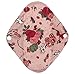 Covermason Portable Washable Menstrual Pad Reusable Bamboo Cloth Mama Sanitary Towel Pad Panty Liner (S, Light Pink)