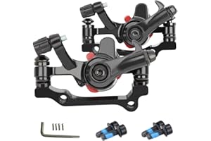 GUOFANG Freno a Disco Meccanico per Bicicletta Universale Pinze Freno a Disco Anteriori e Posteriori Resistenti all'Usura