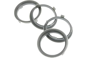 RKC 4 Anillos de centrado de 60,1 x 54,1 mm, Color Negro, Llantas compatibles con Dezent AEZ Dotz EnzoToyota Mazda, etc.