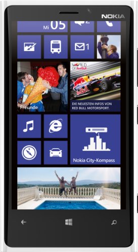 Nokia Lumia 920 Smartphone ohne SIM-Lock, Touchscreen 11,4 cm (4,5 Zoll) 768 x 1280, 8-MP-Kamera, 32 GB Speicher, 2 Prozessoren von 1,5 GHz, 1 GB RAM, Betriebssystem Windows Phone 8
