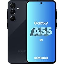 Samsung Galaxy A55 5G ブルー Samsung Galaxy A55 5G (Awesome Iceblue, 8GB RAM, 256GB