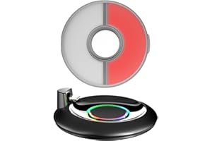 Gardtok Ladestation für Pokemon Go Plus,Kompaktes Go Plus 2023 Zubehör mit Silikonhülle, Magnetischer Schnellladestation für Pokemon Go Plus Zubehör