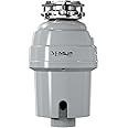 MEJE Food Waste Disposer, Stainless Steel Food Waste Grinder System for Kitchen Sink, 3/4 HP Power Cord Included, Grey