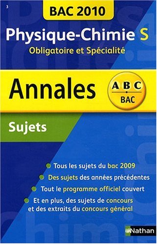 couverture de : Annales Physique-Chimie S couverture de : Annales Physique-Chimie S