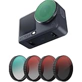 Osmo Action 6 Uyumlu 4'l&uuml; Lens Filtre Seti (DJI OSMO ACTION 6 Uyumlu) (CPL + ND8 + ND16 + ND32)