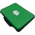 Grinning Gargoyle - Large Quality Portable Card Carry Case - MTG Deck Box for 2400 Cards in Sleeves - Trading Card Storage Box - Organise and Protect Card Box - CCG TCG Trading Card Holder (Green)
