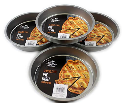 Giftsbynet Bandeja de Horno de Acero Antiadherente para Tartas de 8 a 20 cm