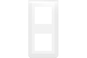 Legrand 078822L Mosaic Plaque de Finition Verticale pour 2x2 Module, Blanc