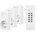 E27 Funkschalter Kwnobile Funk Lampenfassung E27 Set - 3x Mit Fernbedienung E27 Funkschalter Weiß