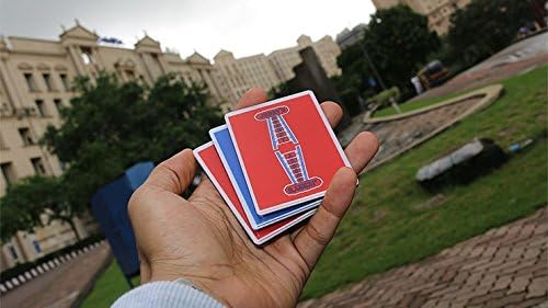 Magic Trick | Jerry Nugget Cardistry Trainers 3 PACK (Red Double Backer) by Magic Encarta | Accessory