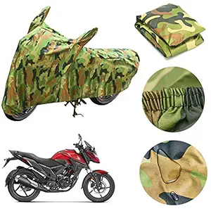 Kandid Green Army Print Waterproof Bike Cover for Honda Xblade