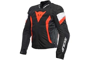Dainese Avro 5 Tex Jacket Chaqueta de Moto de Tela con Protectores de Hombros Hombre (Pack de 1)