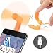 Produktbild ONX3® (ORANGE) Asus ZenFone 2 (ZE500CL) Mobile Handy-bewegliche Taschen-Sized Fan-Zusatz für Android Micro USB-Anschluss Smartphone