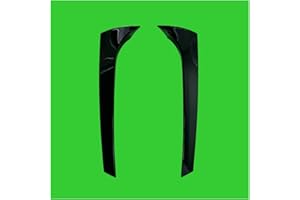 UYCHYTQR Alerones Traseros Coche para Seat para Ateca TSI TDI KH7 110 115 150 190 2016-2022 Ventana Trasera Alerón Trasero Canard Splitter Alas Laterales(2016-2020)