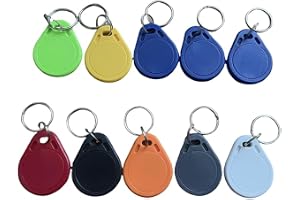 10 MF Classic 1K RFID-nycklar 13,56 MHz ISO14443A för hotellportdörråtkomstkontroll, 10 st (mix)