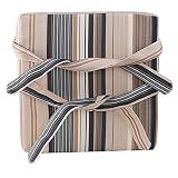 Kinder Sitzerhoehung – SODIAL(R)Sitzerhoehung Zerlegbar und Verstellbar Sitzerhoehung mit 2 Taschen fuer Kinder (39*39*8cm, Kaffee-Streifen) - 3