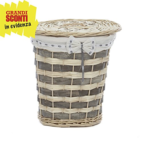 spécifications À linge en osier et tissu