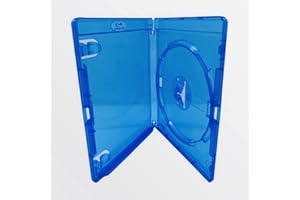 DRAGONTRADING Blu-ray 14 mm Boîtiers pour (1) Disques avec logo (Lot de 100) de la marque Dragon Trading®
