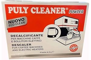 Puly Cleaner Powder Descaler Sachets 25 grams x 10 (Sachets of 25g) Puly Caff For Coffee Machines Cleaning