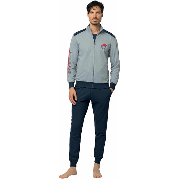 Lotto Survêtement en Polaire pour Homme - Ensemble Complet pour Homme - Sportif - Estival - Doux pour un maximum de confort, M