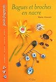 Bagues et broches en nacre