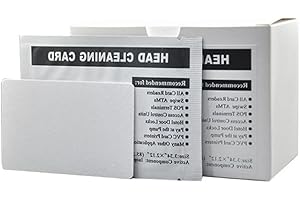 MISUVRSE Carte di Pulizia Carte di Credito Lettore di Schede Laterale Cleaner Terminale POS Magnetico Per Testa Pre-Saturato Per Carta di Pulizia