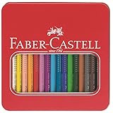 Faber-Castell 110916 - Buntstifte Jumbo Grip, 16 Stifte im...