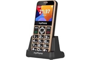 MP myPhone Halo 3 Seniorenhandy Ohne Vertrag 22" Großtastenhandy Schnurloses Telefon Schnurlos - Handy für Senioren Seniorenhandy mit Ladestation Bluetooth Kamera Notruftaste Taschenlampe