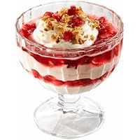 Topkapi Flamingo – 6 Stück Eisbecher, Dessertschale, Cocktail Gläser, Ice Cream Sundae