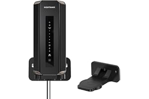 XLTTYWL Support Mural Orbi WiFi 7, en ABS, pour optimiser l'espace, Compatible avec Les systèmes Orbi WiFi 7 Mesh et Tous Les routeurs Netgear Nighthawk Wi FI 7 (RBEWMB-10000S) (Noir, Lot de 1)