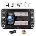 Produktbild Free Rckfahrkamera + EinCar Doppel-DIN 7 Zoll-Auto-Stereoradio DVD GPS Nav CD-Player in der Schlag-Bluetooth-Touch-Screen-Hauptgert fur VW Passat t5 Golf MK5 Jetta mit 8GB Karten-Karte