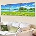 Produktbild Living Landscapes moderne dekorative Gemlde Sofa Wandfarbe Bild Crystal dreifach Wandbilder Landschaft Gemlde-B 24*24in