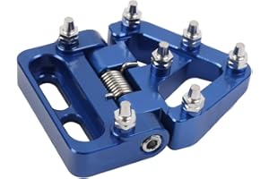 MOQIAOSEIKO Foldable Motorcycle Rear Brake Pedal Step Tip Plate Folding for 390 690 790 890 990 950 1050 1090 1190 1290 Super Adventure ADV 125-530 SX EXC XC F Husqvarna Sherco Beta GasGas Husaberg