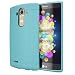 Produktbild NALIA Handyhülle kompatibel mit LG G4, Ultra-Slim Case Softcover, Dünne Punkte Schutzhülle, perforierte Etui Handy-Tasche Back-Cover Bumper, TPU Smart-Phone Silikonhülle Hülle - Mesh Türkis