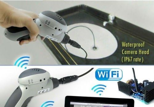 Gowe 4 Meter Cable Video Inspection WiFi Snake Scope Borescope Endoscope 9.8mm Waterproof Camera support Android iPad Iphone