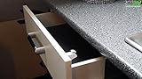 iQ-LOCK® unsichtbare Magnet Kindersicherung 4 STÜCK + 1 SCHLÜSSEL, Baby u. Kinder-Sicherung, Schrank-Schloss, Schrank-Sicherung, ohne Werkzeug montierbar, Magnetschloss, Magnet Schloss, Schubladen-Sicherung, Ecke-Schlösser, Türsicherung - 6