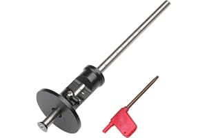 AYYDS Attrezzo per la marcatura del legno, per la lavorazione del legno, per la marcatura delle ruote, per legno duro (A – nero)