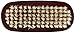 Kent Brushes Natural White Bristle Nail Brush Red