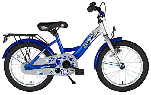 BIKESTAR® Premium Kinderfahrrad für sichere und sorgenfreie Spielfreude ab 4 Jahren ★ 16er Classic Edition ★ Champion Silber & Abenteuerlich Blau - 5