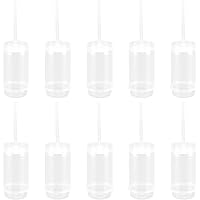 BOROLA 84 Stück Push-Pop Behälter – Rund, Klar, Mit Deckel & Stäbchen, Für Kuchen & Eis