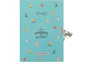 Mr. Wonderful - Diario personal - ¿Te cuento un secreto? - Diario con Candado y 2 Llaves - Incluye 224 páginas