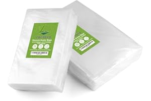 VacYaYa 100 Buste 15x25cm(50) e 20x30cm(50) Buste Sottovuoto Alimenti,Sacchetti Sottovuoto per Alimenti,Sacchi Sottovuoto Alimenti senza BPA