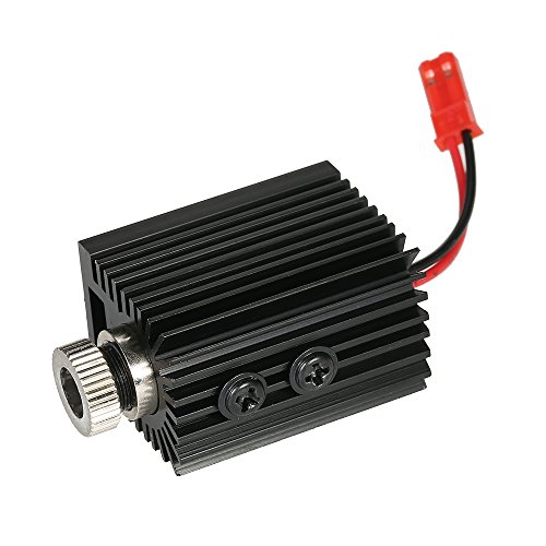 KKmoon 1000 mW 405nm Laserkopf Gravurwerkzeug für DIY Carving Graviermaschine Laser Gravierer Zubehör mit Schraubendreher, Blau Violett Licht - 2