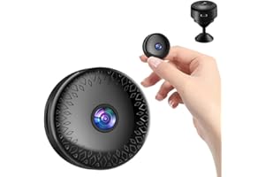 4modlr 1080P Camara Espia, Cámara Mini WiFi Interior/Exterior con Vision Nocturna/Batería de Larga Duración/Campo de Visión Gran Angular de 120°/Función de Grabación, para Casa/Oficina